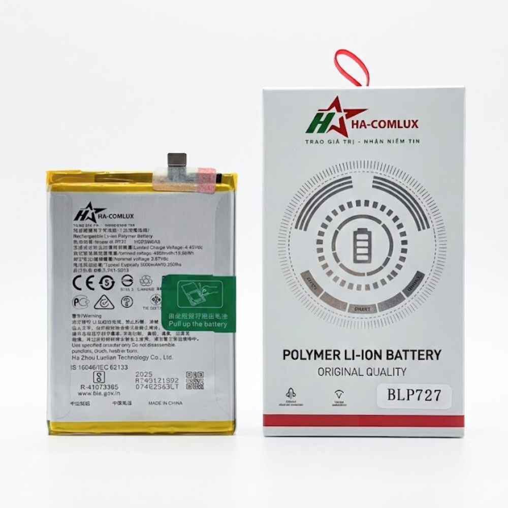 Pin BLP727 bản tiêu chuẩn 5000mAh (OPPO A5 2020 / A9 2020 / REALME 5 / 5i / C3 / 6i) HA-COMLUX